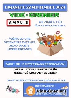 Photo de l'événement Vide-Grenier Puériculture Enfant à Ampuis 22-09-24