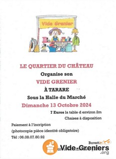 Photo de l'événement Vide grenier Quartier du Château