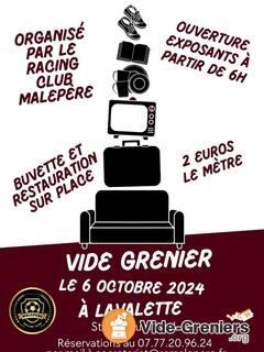 Photo de l'événement Vide grenier Racing Club Malepère