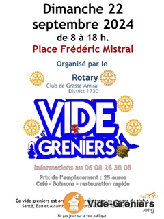 Photo de l'événement Vide Grenier Rotary Grasse Amiral