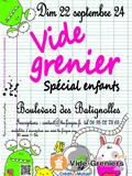 Vide grenier special enfants