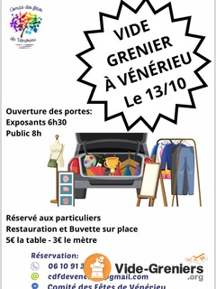 Photo de l'événement Vide grenier de venerieu