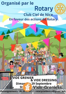 Photo de l'événement Vide-grenier vide-dressing du Rotary Ciel de Nice