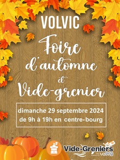 Photo de l'événement Vide Grenier Volvic lors de la foire d’automne