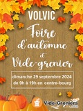 Photo Vide Grenier Volvic lors de la foire d’automne à Volvic