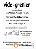 Vide greniers d'automne Domène athlétisme