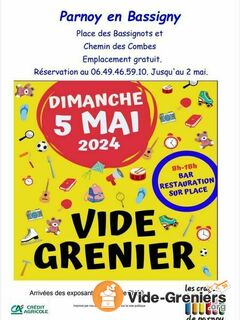 Photo de l'événement vide greniers crayons de parnoy asso des parents élevés