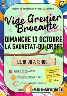 Photo de l'événement Vide-greniers et Brocante d'Octobre Rose