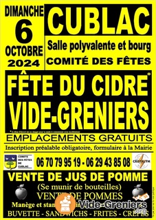 Photo de l'événement Vide-greniers et fête du cidre