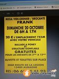 Photo Vide Greniers FRANK (Petit Déjeuner Offert . Places Offerte) à Aubagne