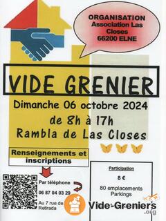 Photo de l'événement Vide-greniers de l'association las Closes