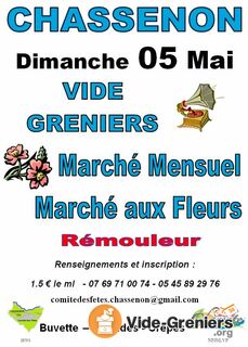 Photo de l'événement Vide greniers, marché aux fleurs, plantes et marché mensuel