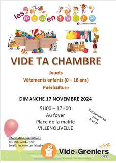 Photo de l'événement Vide ta chambre (jouets, vêtements enfants et puériculture)